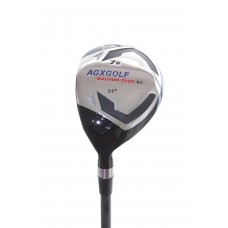 AGXGOLF LADIES LEFT HAND Edition, Magnum XS #7 HYBRID IRON (31 Degree) w/Free Head Cover - ALL SIZES. Additional Fairway Wood Options!